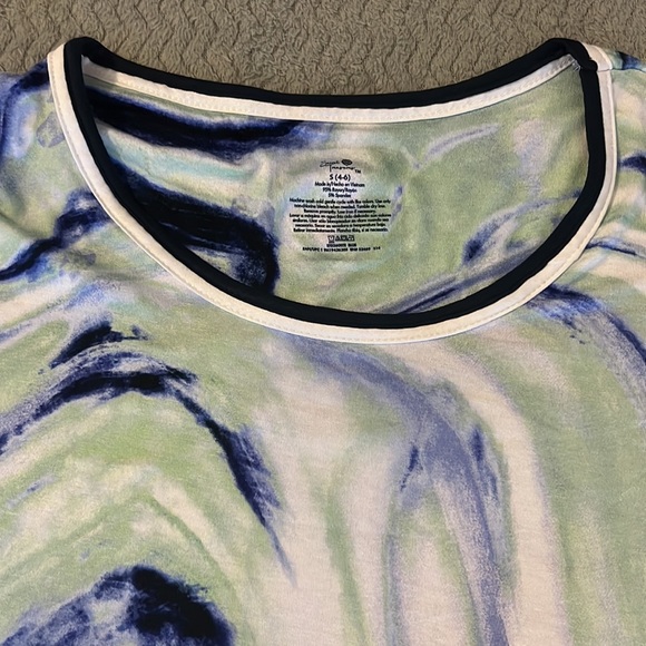 Secret Treasures 2-Piece Knit Sleep Shirt with Shorts Sleepwear set Size S (4-6) - Picture 12 of 12